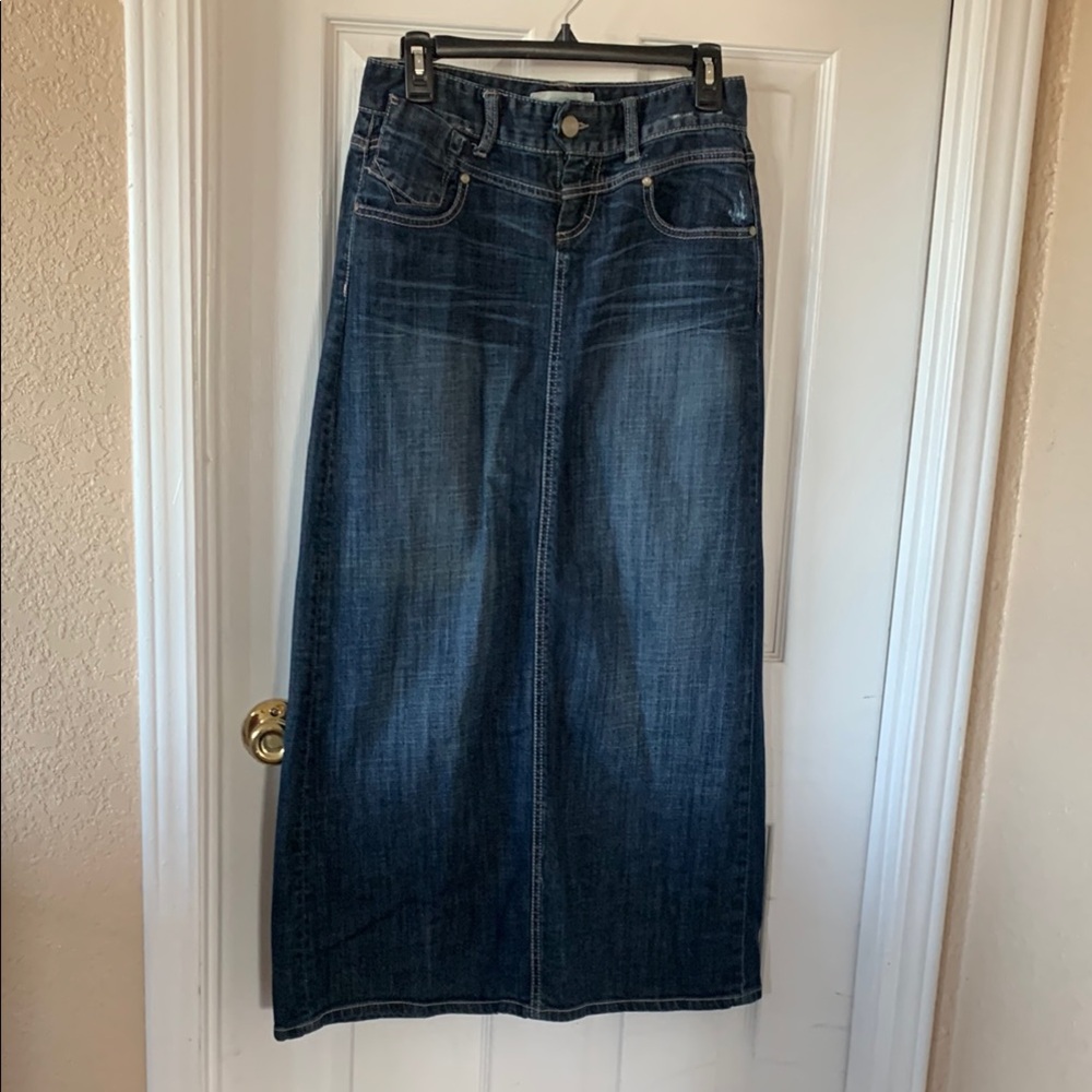 Women's Blue Denim Skirt